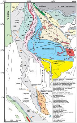 The Truong Son, Loei-Phetchabun, and Kontum Terranes in Indochina: Provenance, Rifting, and Collisions
